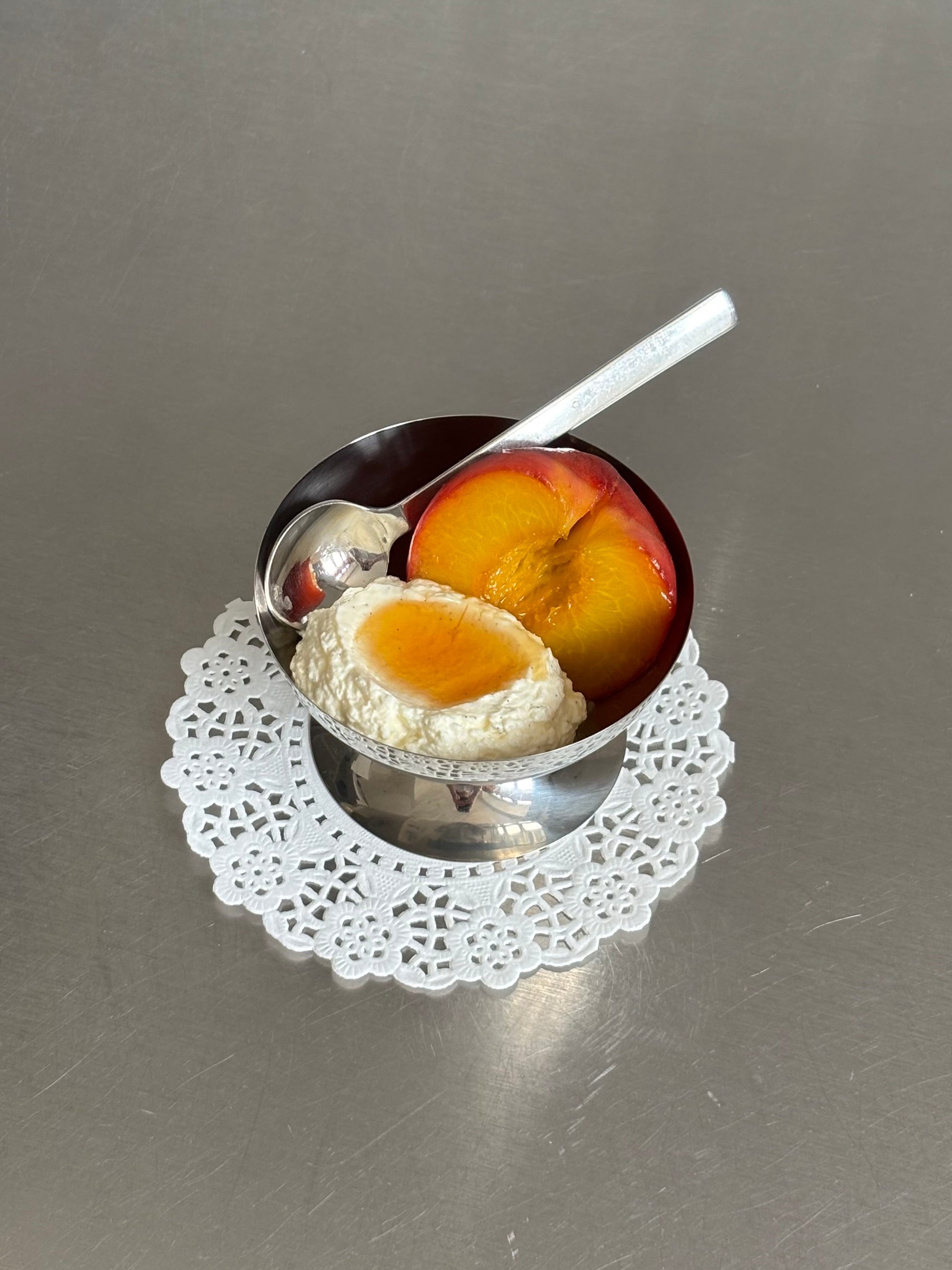 A RECIPE INSPIRED BY CYAN NORI — PEACHES AND CREAM