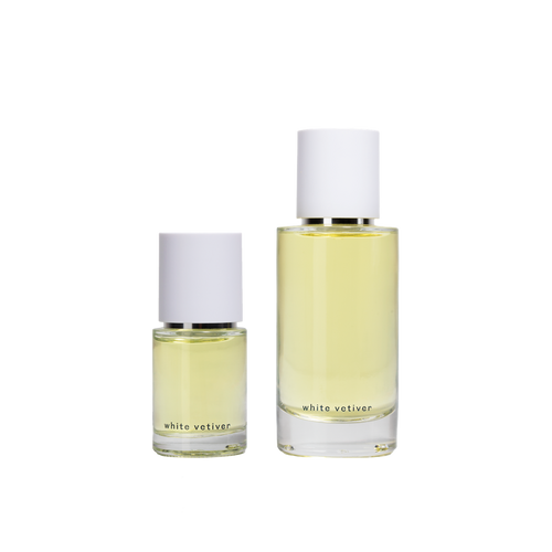 Abel White Vetiver 15 and 50ml Bottles